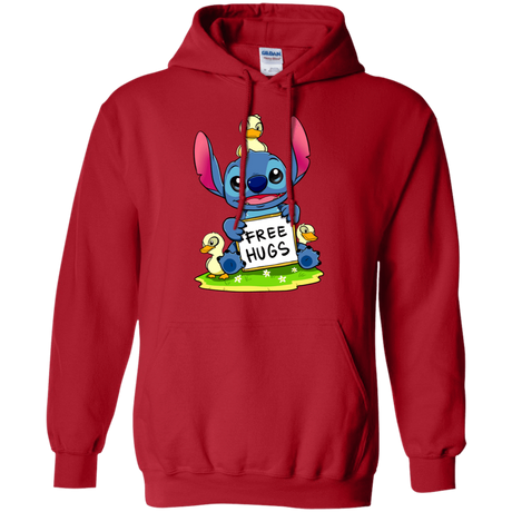 Sweatshirts Red / S Stitch Hug Pullover Hoodie