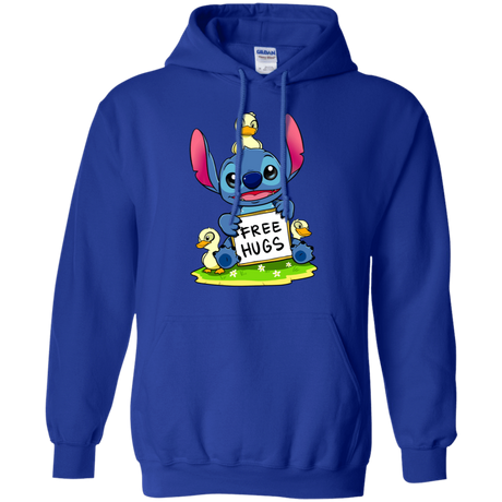 Sweatshirts Royal / S Stitch Hug Pullover Hoodie