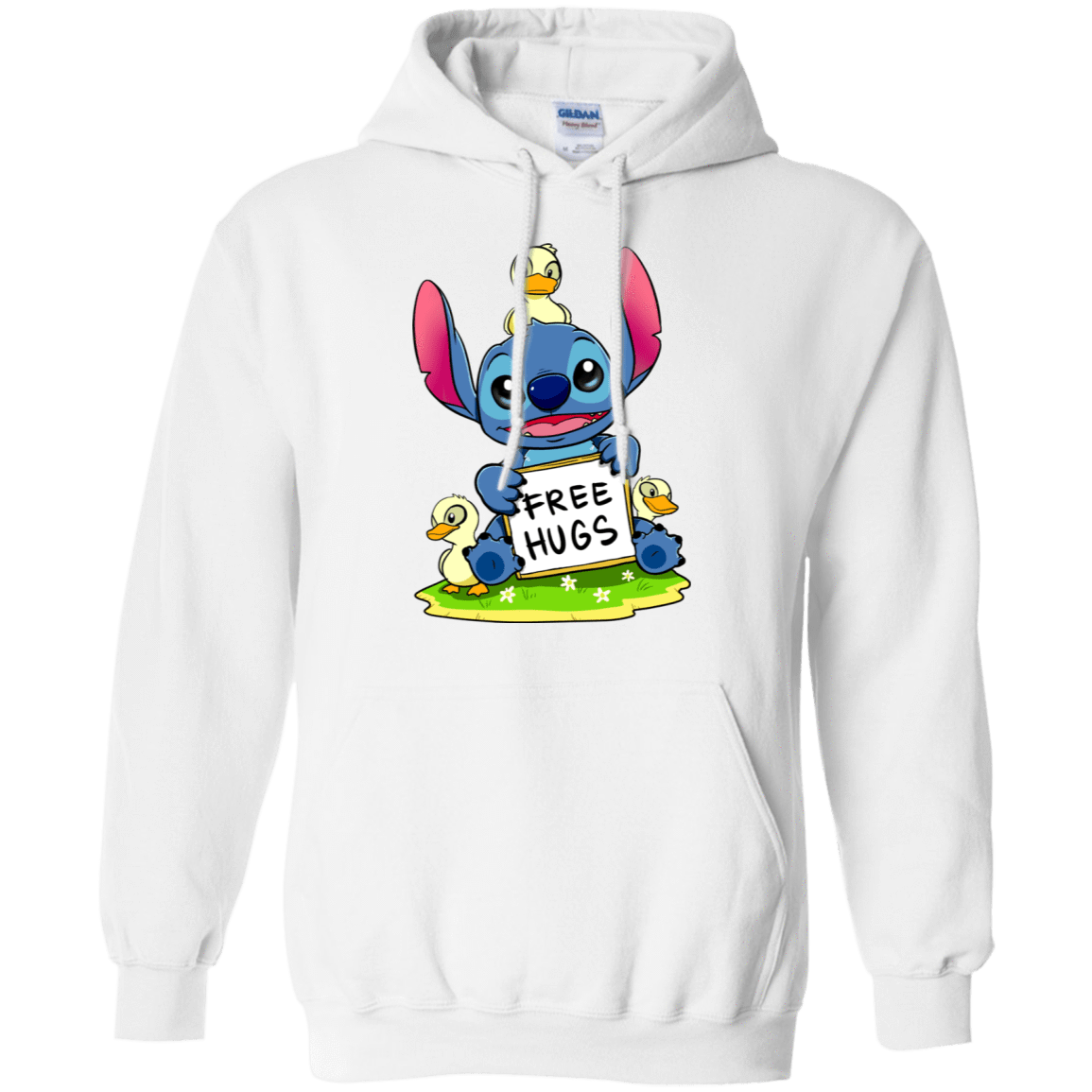 Sweatshirts White / S Stitch Hug Pullover Hoodie