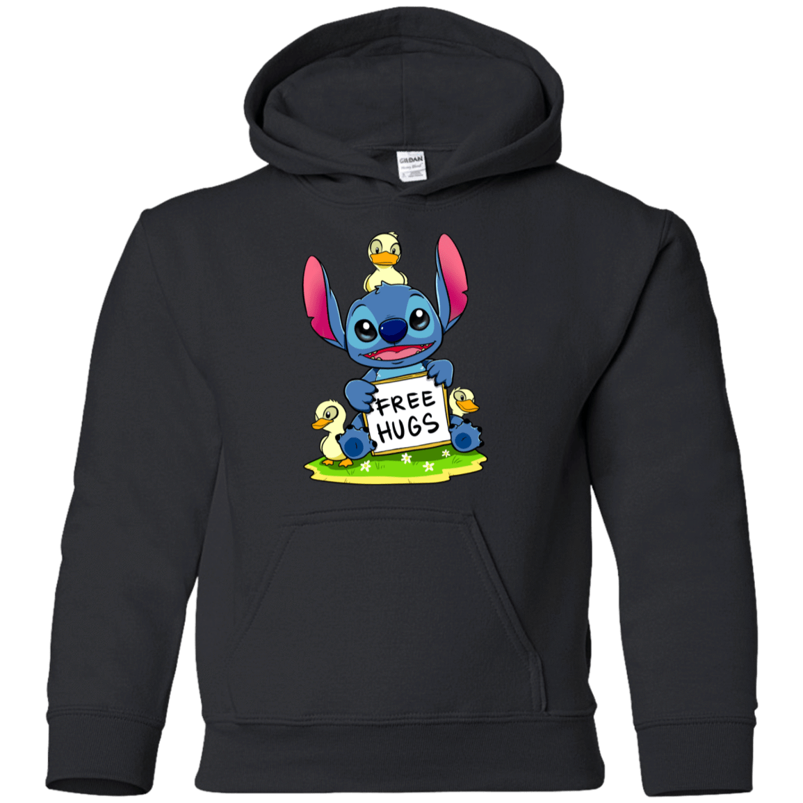 Sweatshirts Black / YS Stitch Hug Youth Hoodie