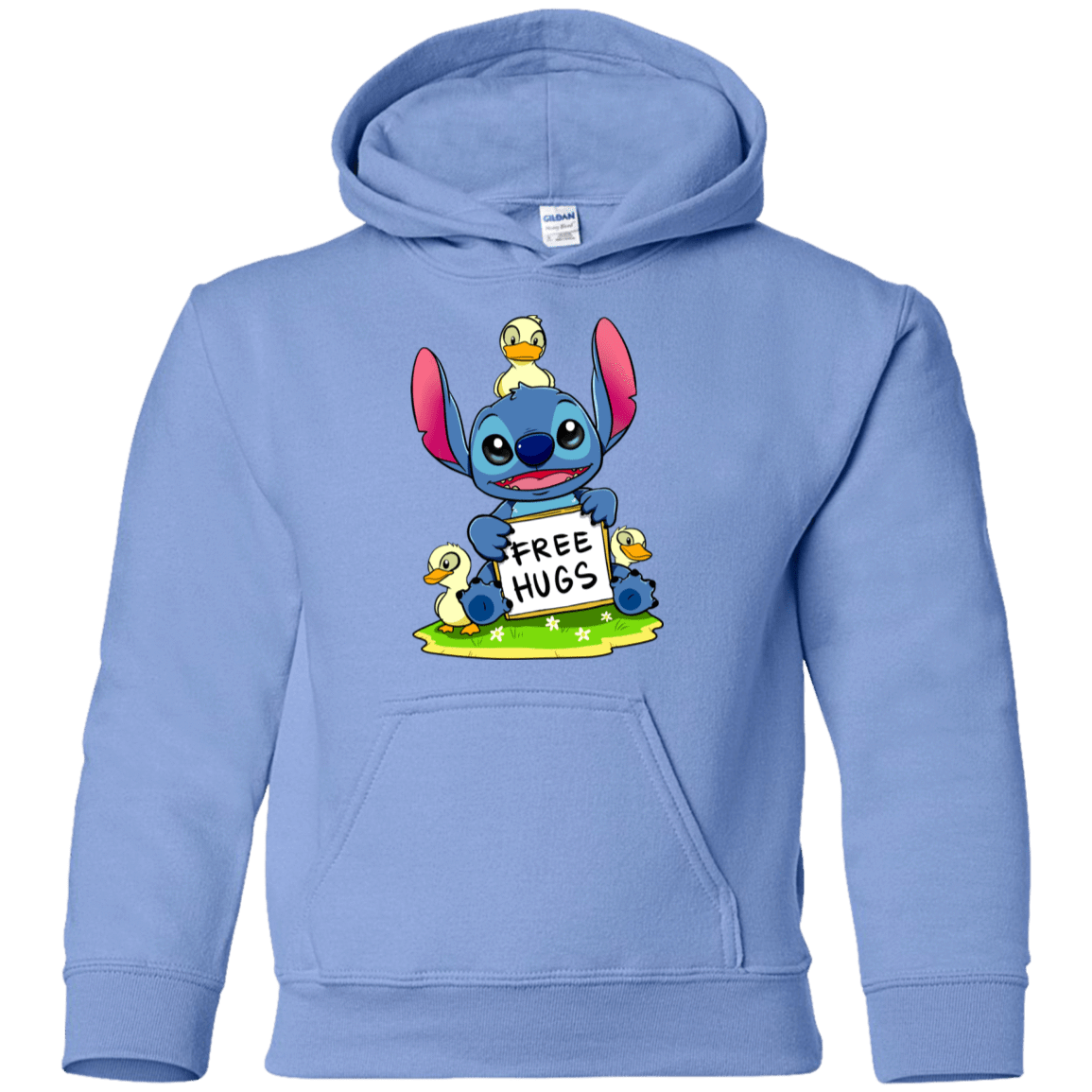 Sweatshirts Carolina Blue / YS Stitch Hug Youth Hoodie