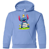 Sweatshirts Carolina Blue / YS Stitch Hug Youth Hoodie