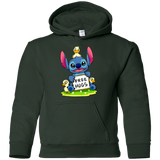 Sweatshirts Forest Green / YS Stitch Hug Youth Hoodie