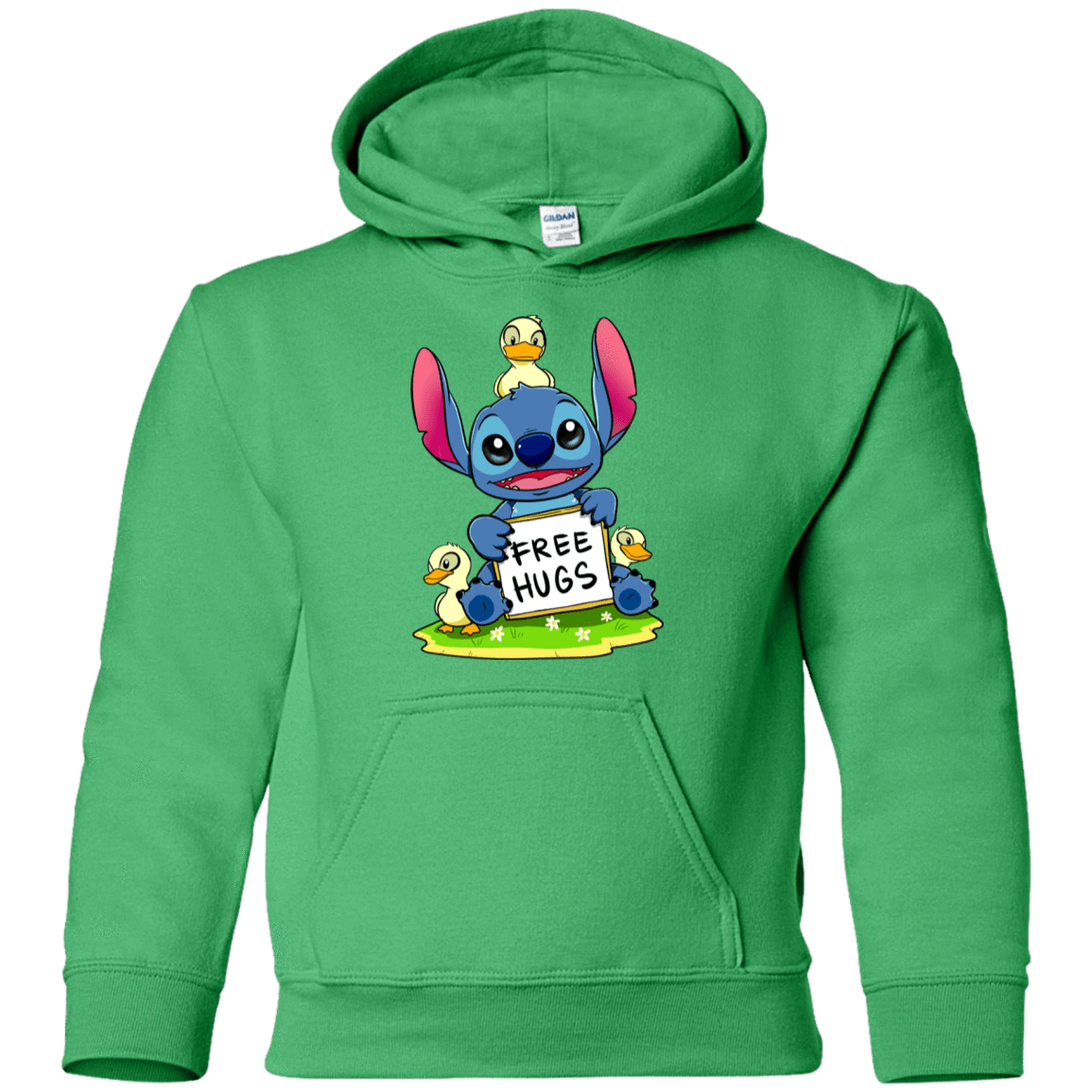 Sweatshirts Irish Green / YS Stitch Hug Youth Hoodie