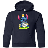 Sweatshirts Navy / YS Stitch Hug Youth Hoodie