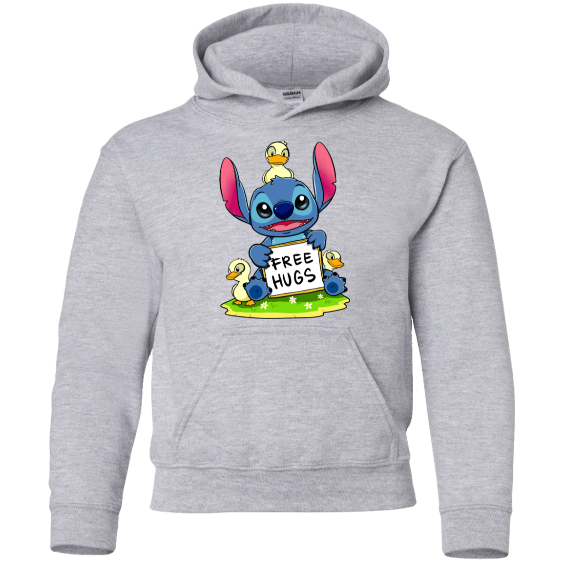 Sweatshirts Sport Grey / YS Stitch Hug Youth Hoodie