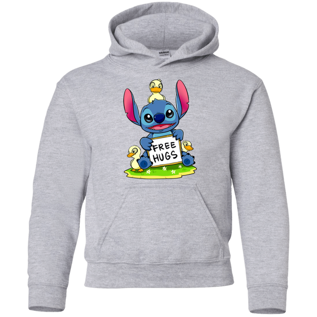 Sweatshirts Sport Grey / YS Stitch Hug Youth Hoodie