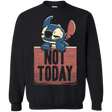 Sweatshirts Black / S Stitch Not Today Crewneck Sweatshirt