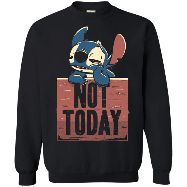 Sweatshirts Black / S Stitch Not Today Crewneck Sweatshirt