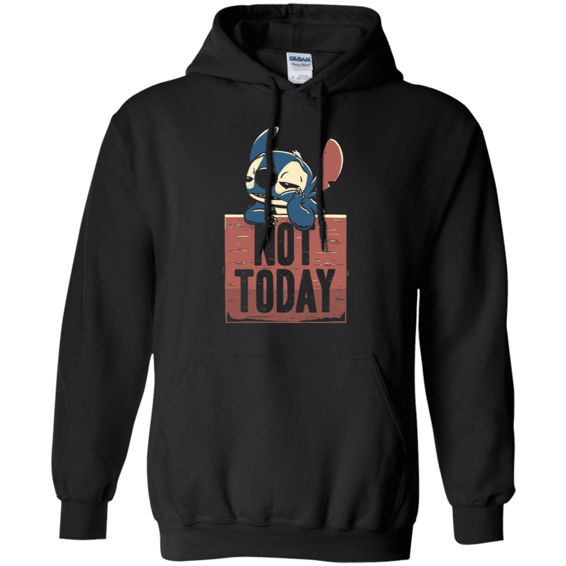 Sweatshirts Black / S Stitch Not Today Pullover Hoodie