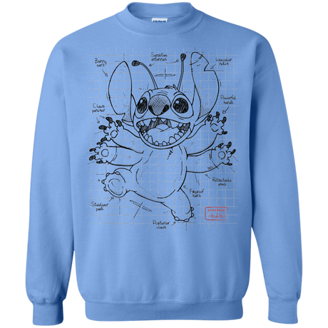 Sweatshirts Carolina Blue / S Stitch Plan Crewneck Sweatshirt