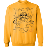 Sweatshirts Gold / S Stitch Plan Crewneck Sweatshirt