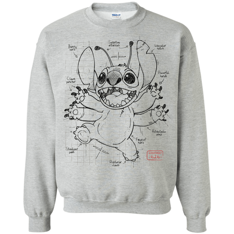 Sweatshirts Sport Grey / S Stitch Plan Crewneck Sweatshirt