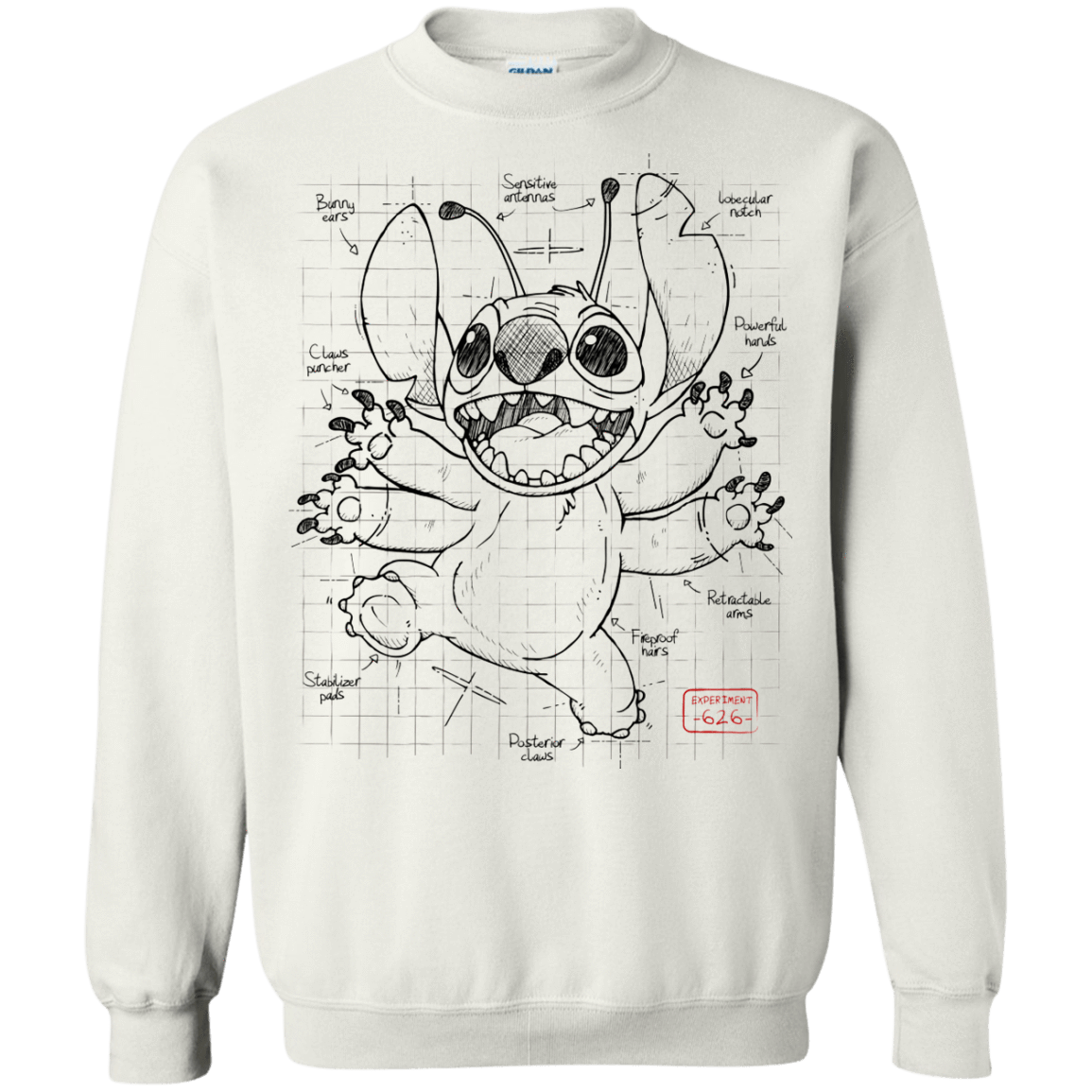 Sweatshirts White / S Stitch Plan Crewneck Sweatshirt