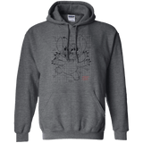 Sweatshirts Dark Heather / S Stitch Plan Pullover Hoodie