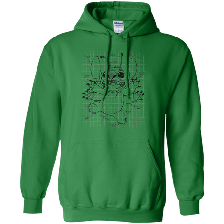 Sweatshirts Irish Green / S Stitch Plan Pullover Hoodie