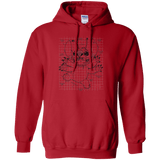 Sweatshirts Red / S Stitch Plan Pullover Hoodie