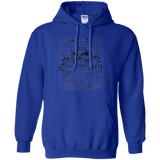 Sweatshirts Royal / S Stitch Plan Pullover Hoodie