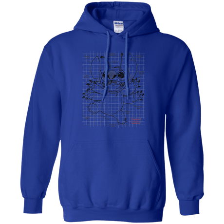 Sweatshirts Royal / S Stitch Plan Pullover Hoodie