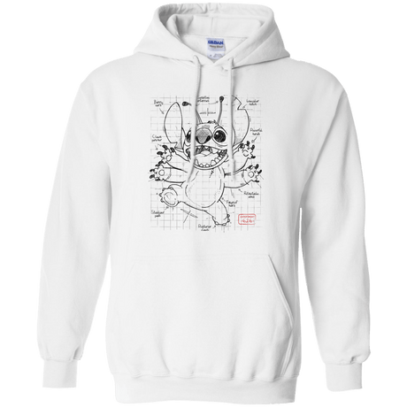 Sweatshirts White / S Stitch Plan Pullover Hoodie