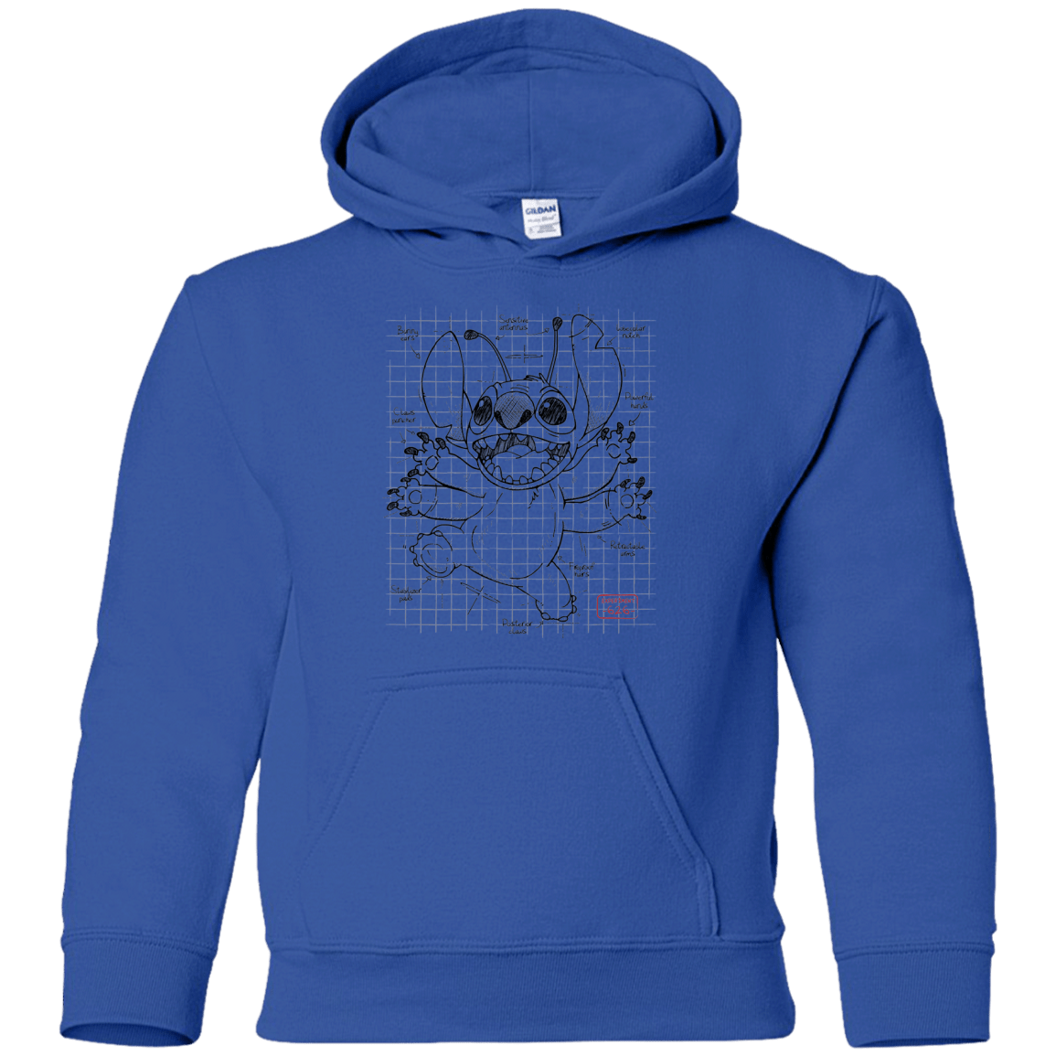 Sweatshirts Royal / YS Stitch Plan Youth Hoodie