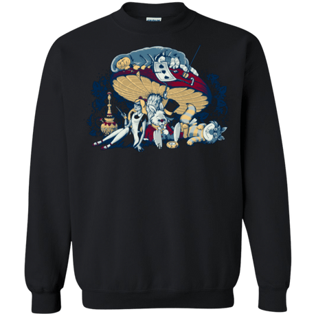 Sweatshirts Black / Small STONED IN WONDERLAND Crewneck Sweatshirt