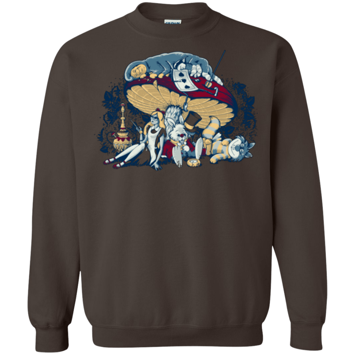 Sweatshirts Dark Chocolate / Small STONED IN WONDERLAND Crewneck Sweatshirt