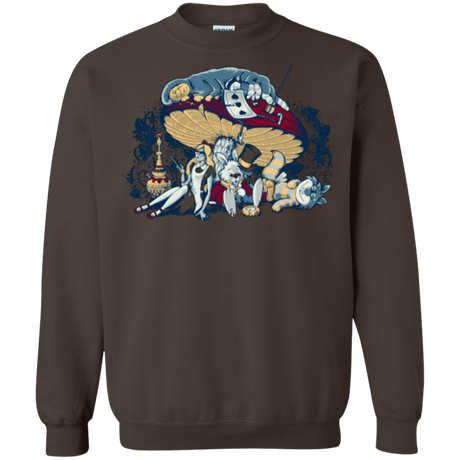 Sweatshirts Dark Chocolate / Small STONED IN WONDERLAND Crewneck Sweatshirt