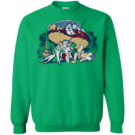 Sweatshirts Irish Green / Small STONED IN WONDERLAND Crewneck Sweatshirt