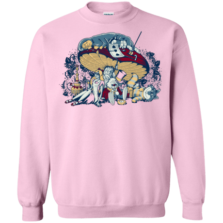 Sweatshirts Light Pink / Small STONED IN WONDERLAND Crewneck Sweatshirt