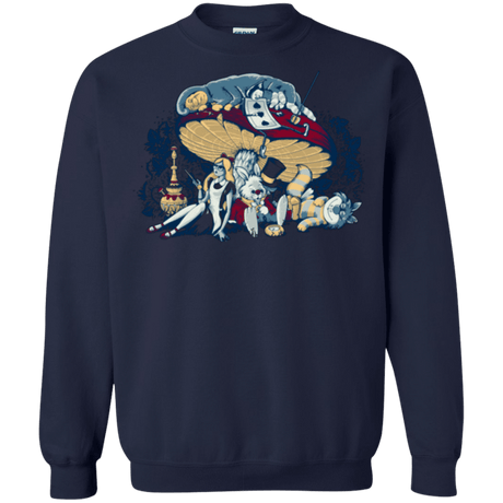 Sweatshirts Navy / Small STONED IN WONDERLAND Crewneck Sweatshirt