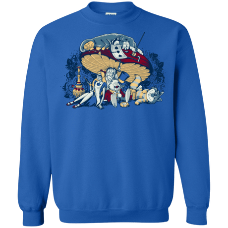 Sweatshirts Royal / Small STONED IN WONDERLAND Crewneck Sweatshirt