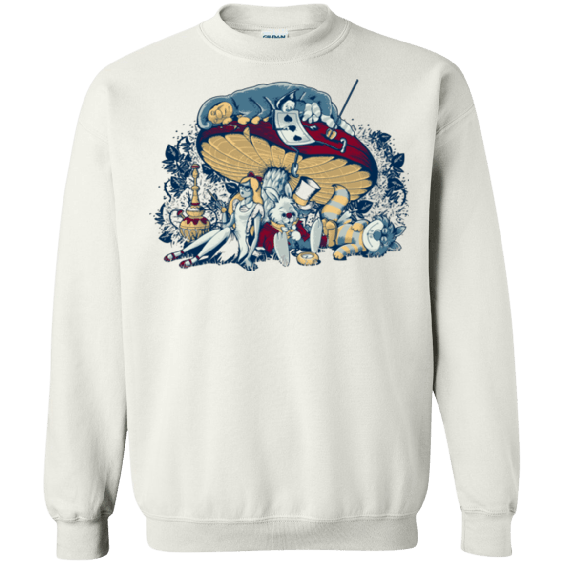 Sweatshirts White / Small STONED IN WONDERLAND Crewneck Sweatshirt
