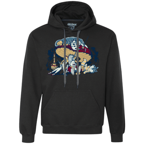 Sweatshirts Black / Small STONED IN WONDERLAND Premium Fleece Hoodie