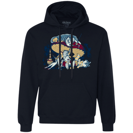 Sweatshirts Navy / Small STONED IN WONDERLAND Premium Fleece Hoodie
