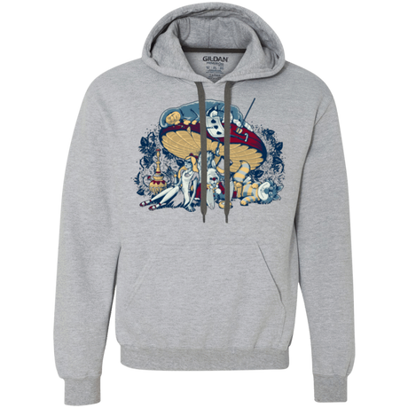 Sweatshirts Sport Grey / Small STONED IN WONDERLAND Premium Fleece Hoodie