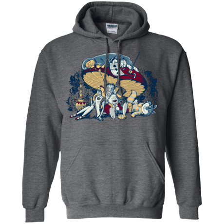 Sweatshirts Dark Heather / Small STONED IN WONDERLAND Pullover Hoodie