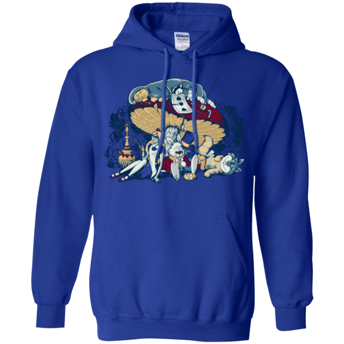 Sweatshirts Royal / Small STONED IN WONDERLAND Pullover Hoodie
