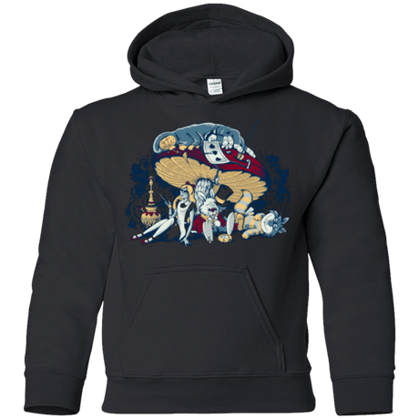 Sweatshirts Black / YS STONED IN WONDERLAND Youth Hoodie