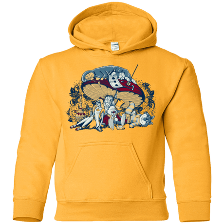 Sweatshirts Gold / YS STONED IN WONDERLAND Youth Hoodie