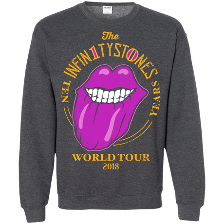 Sweatshirts Dark Heather / S Stones World Tour Crewneck Sweatshirt