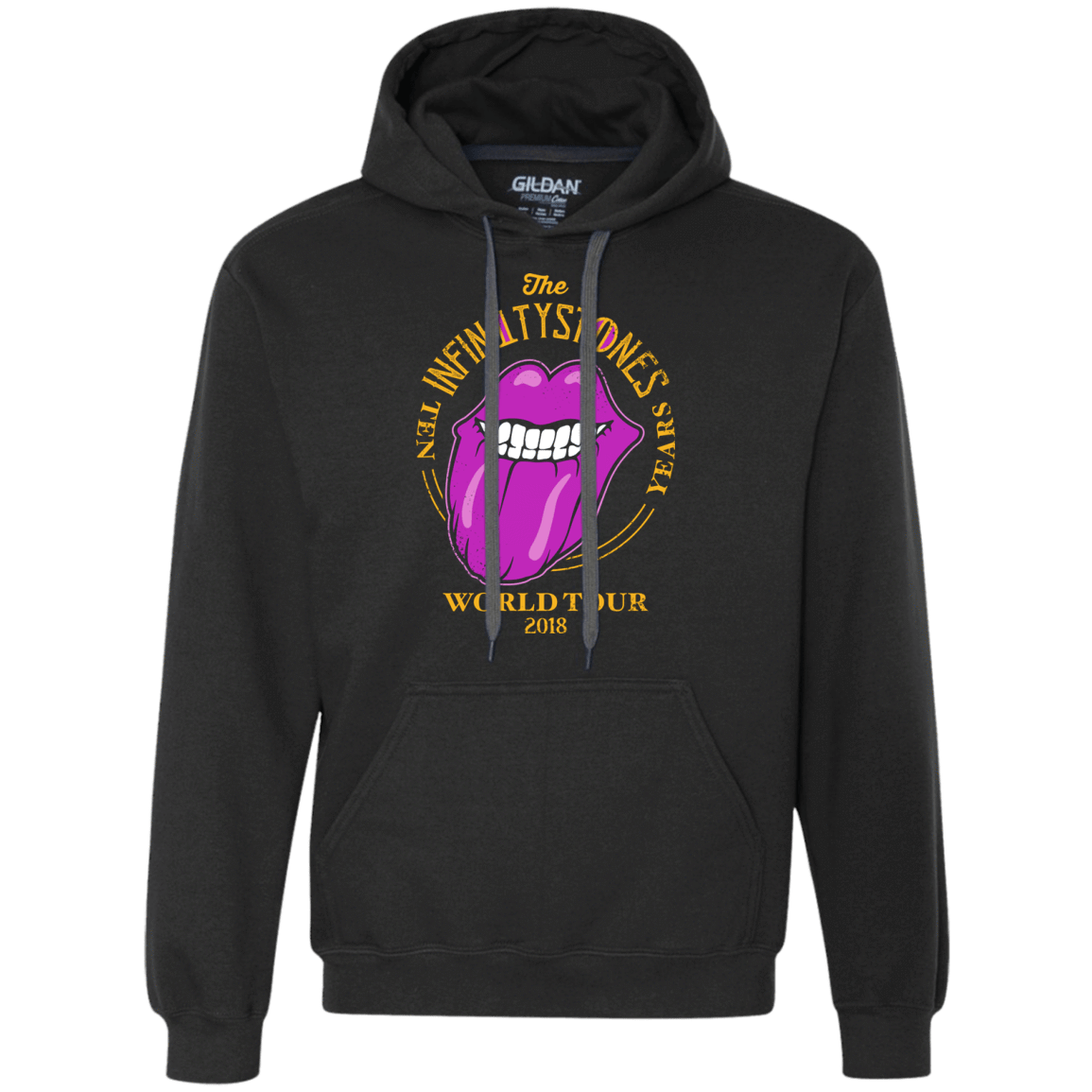 Sweatshirts Black / S Stones World Tour Premium Fleece Hoodie