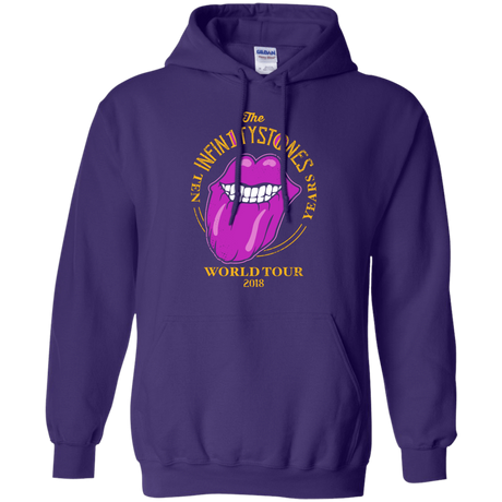 Sweatshirts Purple / S Stones World Tour Pullover Hoodie