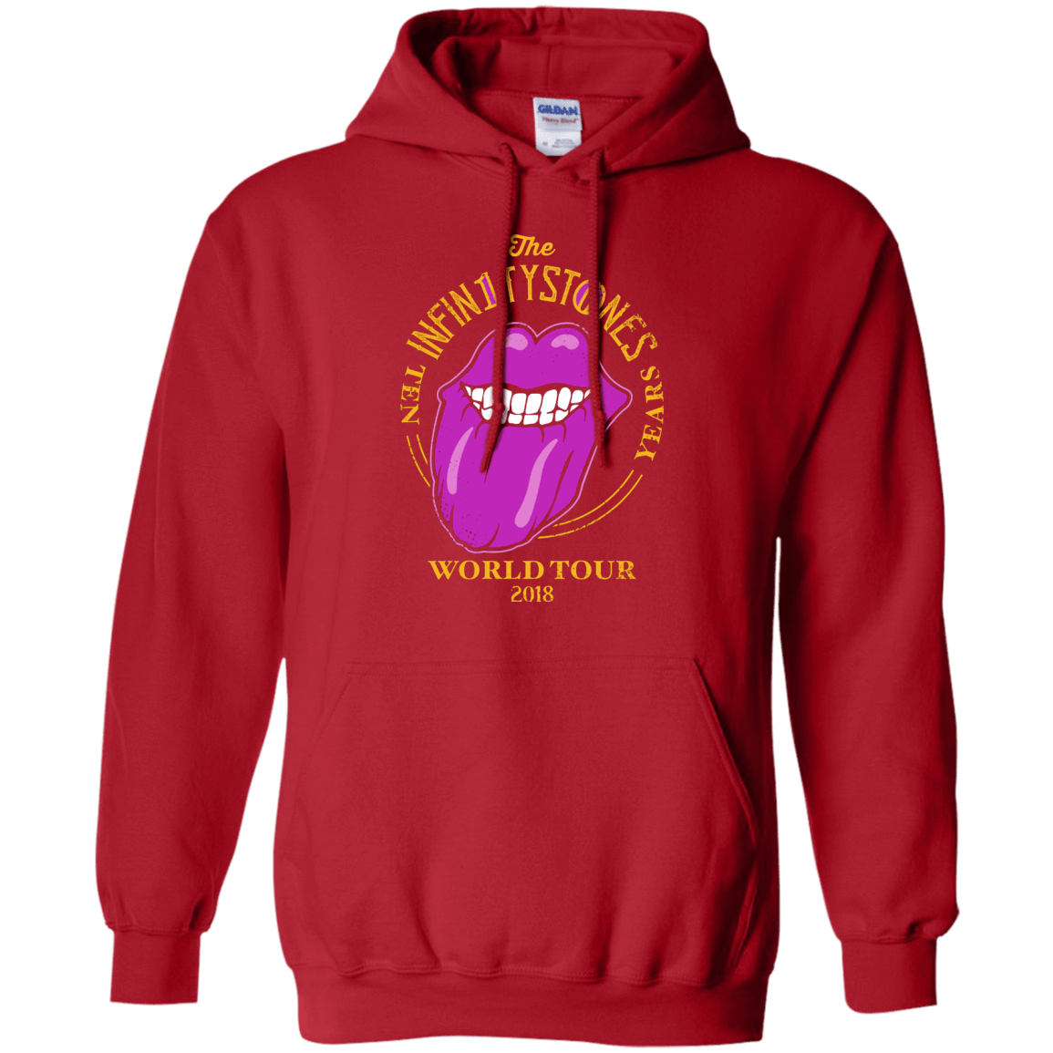 Sweatshirts Red / S Stones World Tour Pullover Hoodie