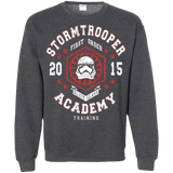 Sweatshirts Dark Heather / Small Stormtrooper Academy 15 Crewneck Sweatshirt