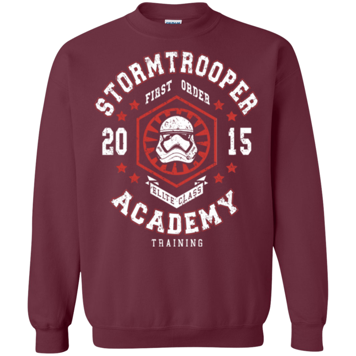 Sweatshirts Maroon / Small Stormtrooper Academy 15 Crewneck Sweatshirt