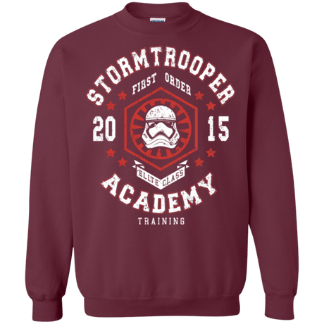 Sweatshirts Maroon / Small Stormtrooper Academy 15 Crewneck Sweatshirt