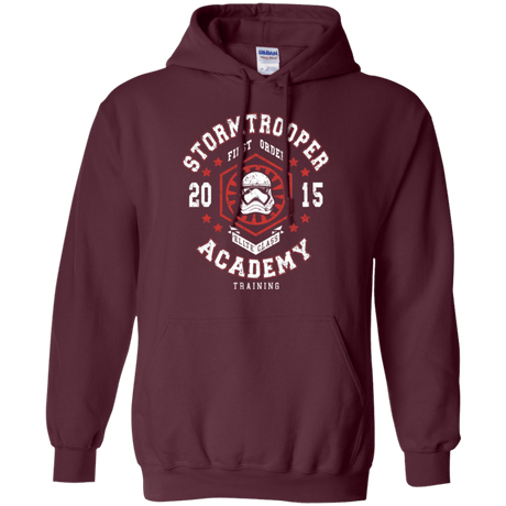 Sweatshirts Maroon / Small Stormtrooper Academy 15 Pullover Hoodie