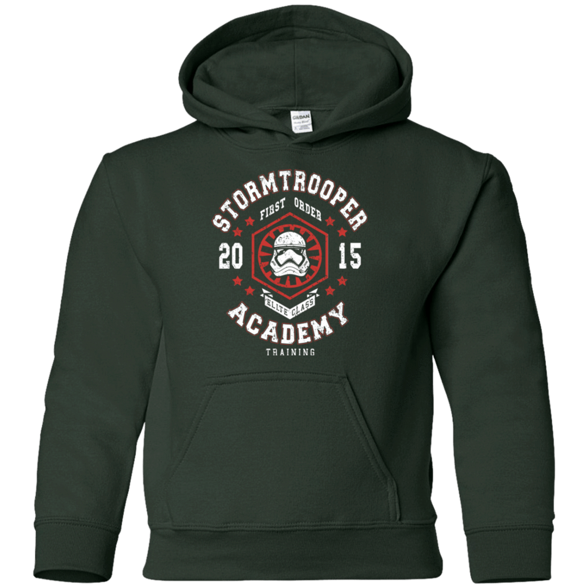 Sweatshirts Forest Green / YS Stormtrooper Academy 15 Youth Hoodie