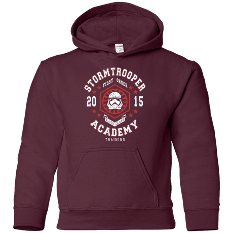Sweatshirts Maroon / YS Stormtrooper Academy 15 Youth Hoodie